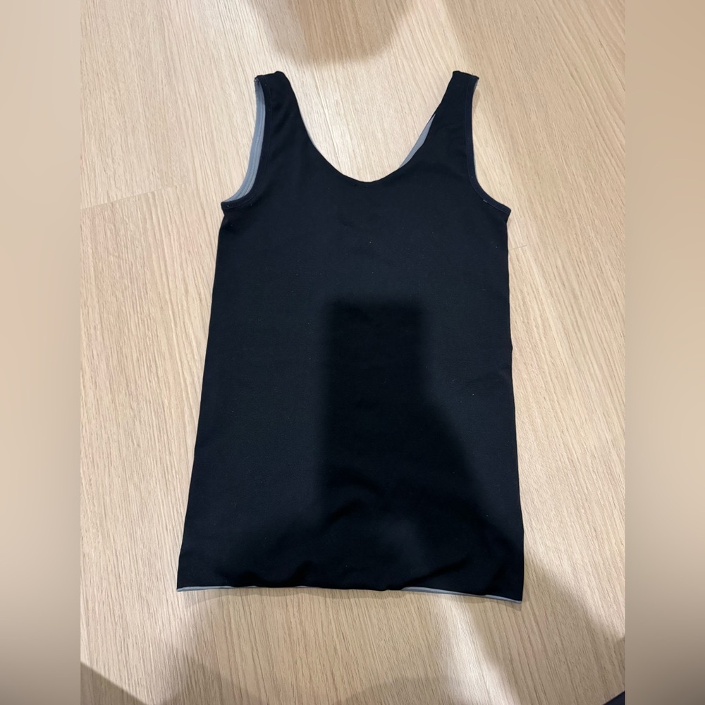 SPANX Black Fitted Sleeveless shaping tank